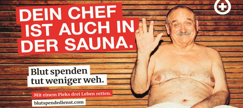 Saint Elmo's wirbt fürs Blutspenden